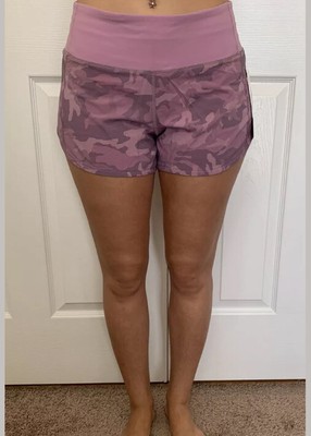 lululemon camo speed up shorts