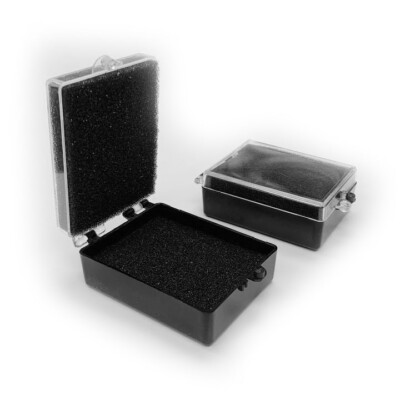 Dental Lab Crown Boxes - 2'' - Clear Top with Foam Fillers - 500 pcs