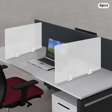 Desk Divider 4X Desk Dividers Office Desk Partitions Privacy Desk Panel w/ Clamp