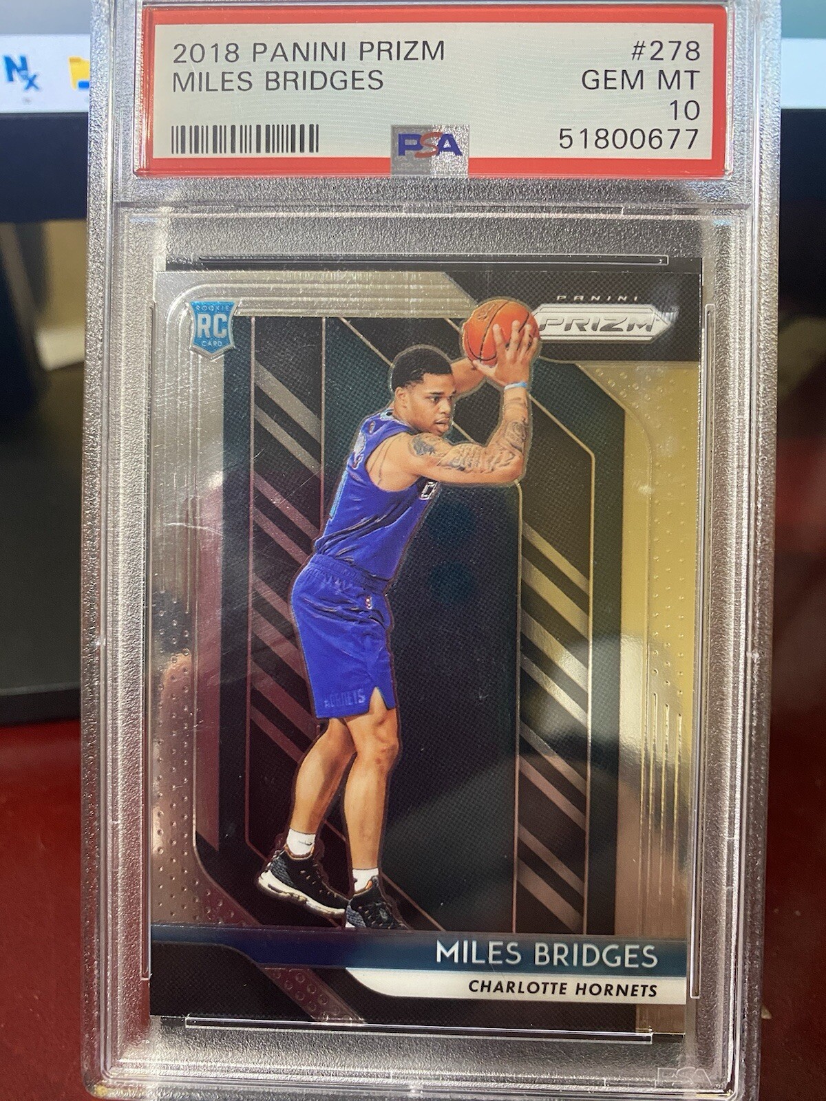 2018 Panini Prizm MILES BRIDGES #278 Rookie RC PSA 10 Gem Mint