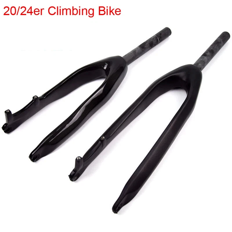 20/24 Inch Climbing Bike 3K Full Carbon Fiber Front Forks Disc Brake Hard Fork - Image 3 of 4