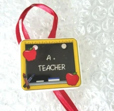 Longaberger Basket Tie-On - A+ TEACHER Made in USA as Dave wanted see the story