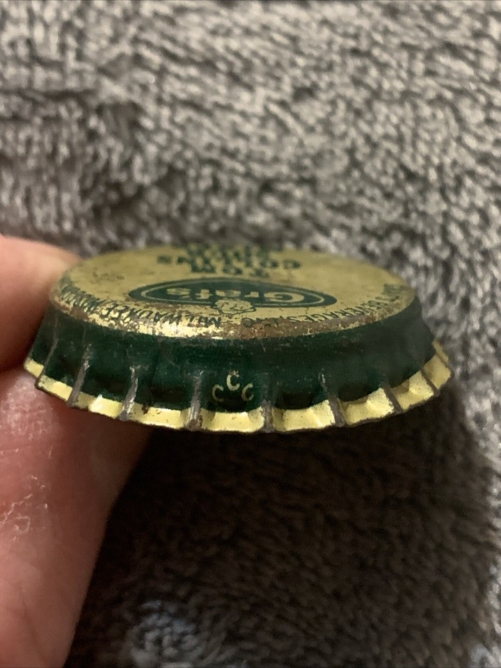 Vintage Graf’s Tom Collins Sour Mixer Soda Cork Bottle Cap Milwaukee