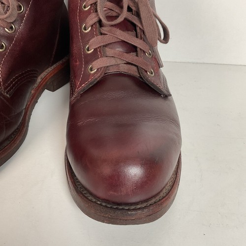 Vintage Chippewa For LL Bean Service Boot 7.5 EE USA Made Oxblood Distressed - Picture 3 of 19