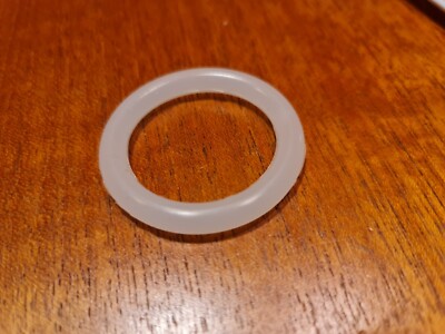 O-Ring in Lebensmittelqualität. Außendurchmesser 45 mm, Querschnitt 6 mm, klares SILIKON 