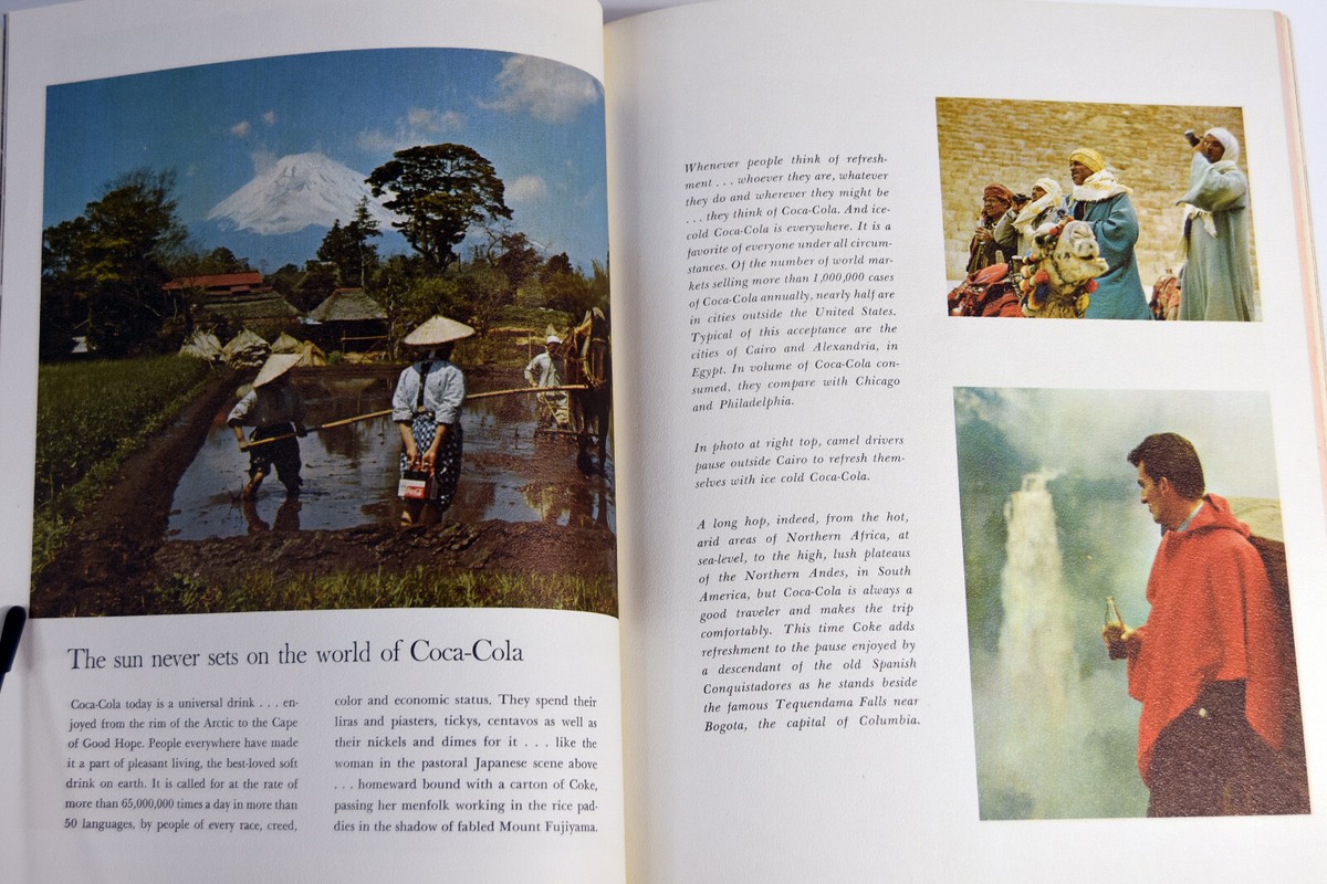 1886 - 1916 Old Retro Book Coca Cola Advertising Business Portrait