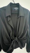 JACQUEMUS Blusenshirt, schwarz, Größe 40, d...