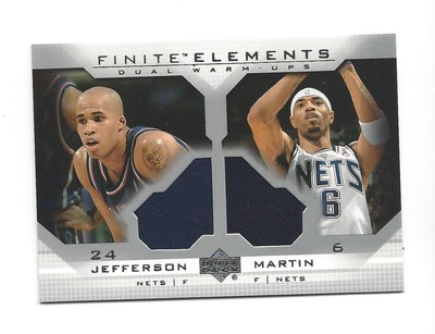 2003-04 UD FINITE ELEMENTS RICHARD JEFFERSON KENYON MARTIN WARM-UPS #FE7 NETS