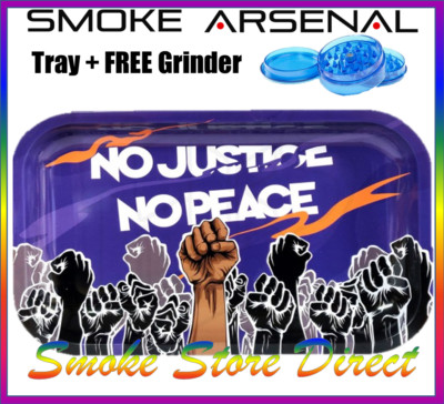 Rauch Arsenal Tablett ''NO PEACE - M224'' 28cm x 18cm - Gratis Mahlwerk!