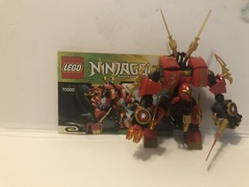 LEGO NINJAGO: Kai's Fire Mech (70500), Missing 1 Sticker And No Box