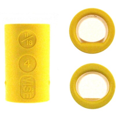 Bowlingball Fingereinsätze Vise Grip Ultimate Power-Lift Oval Inserts gelb