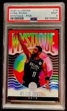2020-21 Panini Illusions #18 Kyrie Irving Mystique Pink PSA 9 POP 1 NONE HIGHER