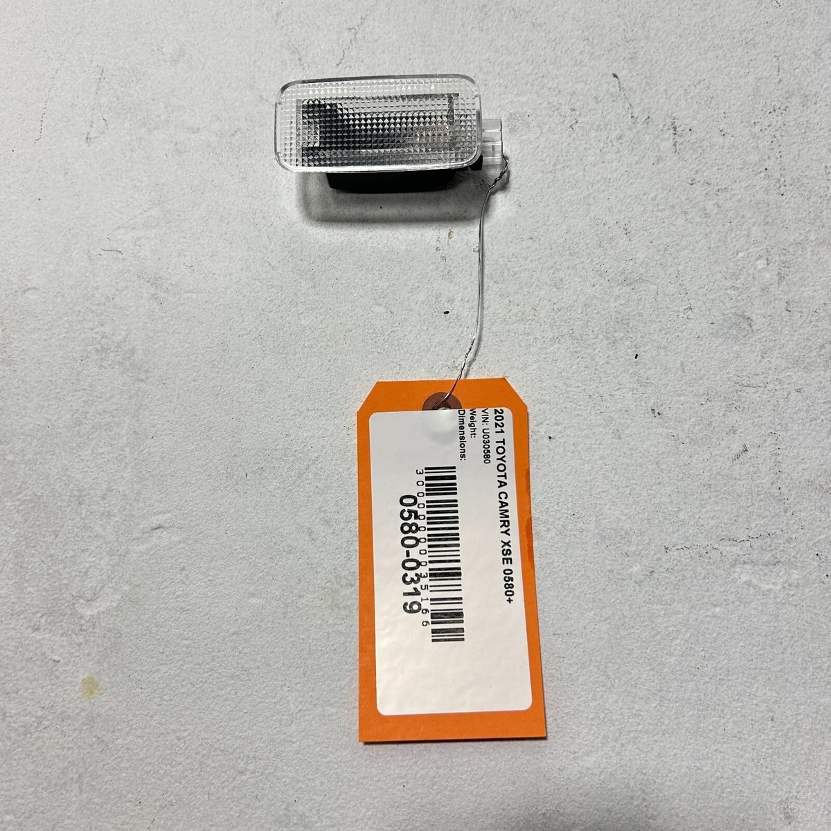 2018-2023 Toyota Camry Front/Rear Left/Right Door Courtesy Light