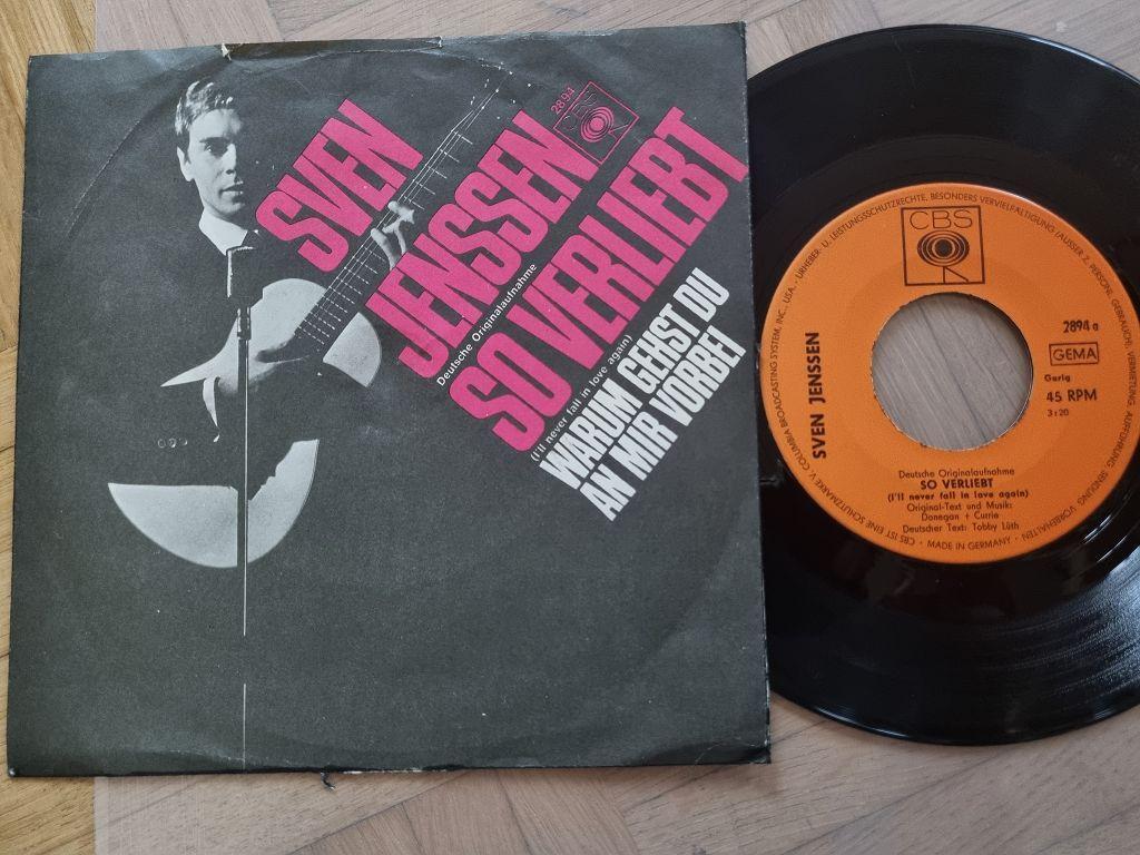 7"" Single Sven Jenssen - So verliebt Vinyl Germany