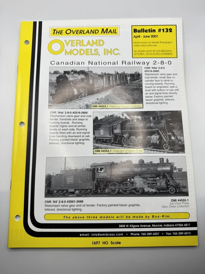 Set of Catalogue Magazine OVERLAND MODELS MAIL Bulletin #131-#140 NEW 2001-2004 - Image 3 of 4
