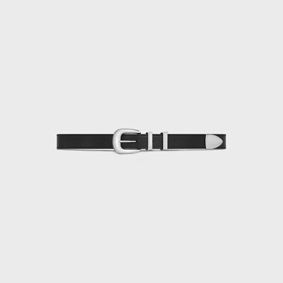 CELINE by Hedi Slimane バクルベルト Celine Western Belt Medium Skinny Vintage Calfskin Leather Hedi