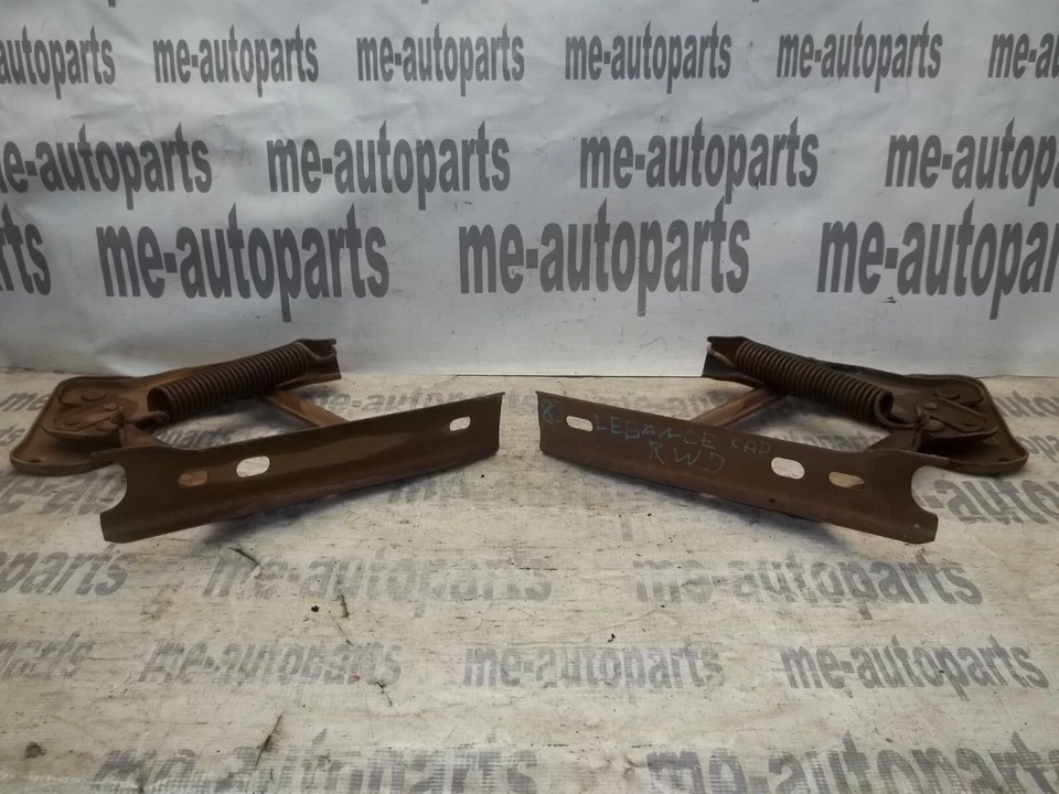 80-92 CADILLAC DEVILLE FLEETWOOD BROUGHAM OEM JUEGO BISAGRAS CAPÓ IZQUIERDA Y DERECHA BISAGRA Foto 4 de 4