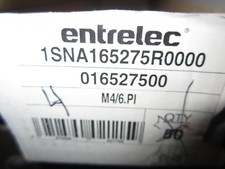 ABB   016527500    Entrelec terminal      (lot of 4)