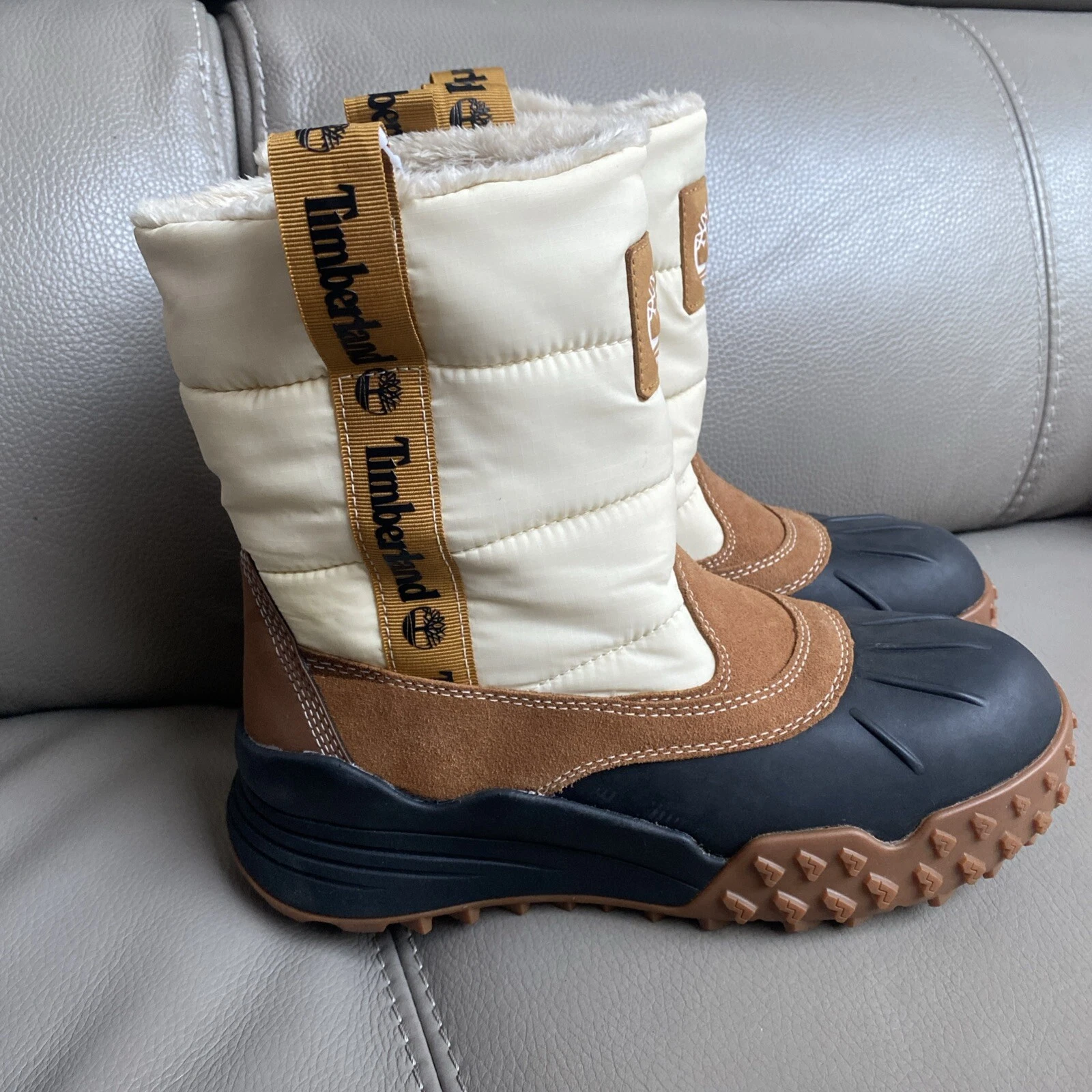 Stivali Timberland Moriah Range donna UK 3 5 EU 36 marrone crema impermeabili nuovi senza scatola