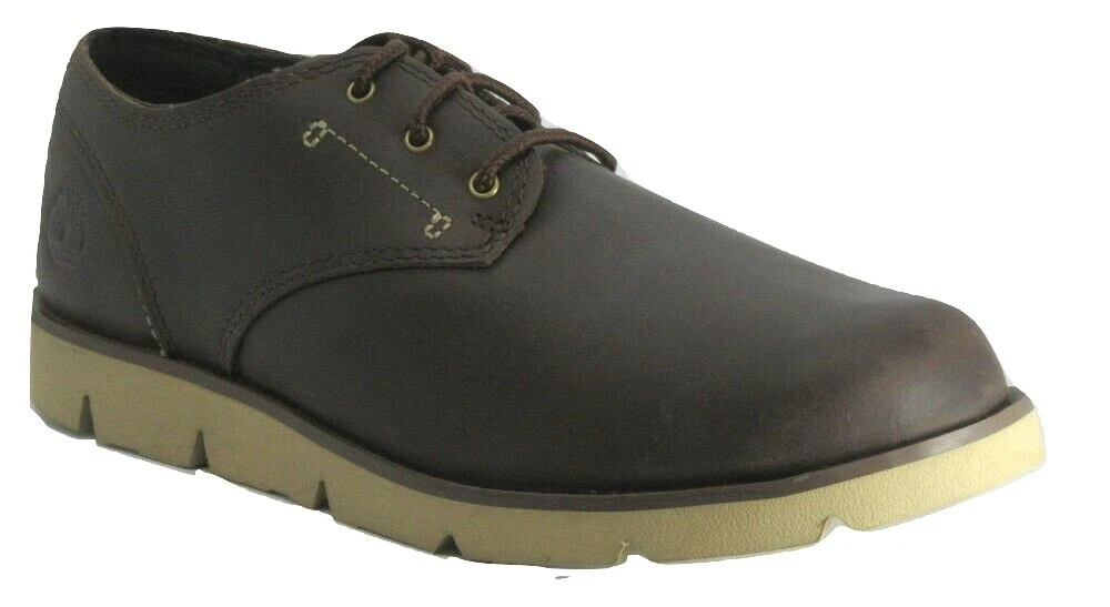 Boys Kids Junior Smart Timberland Radford Brown Leather Shoes Size UK EU Feet