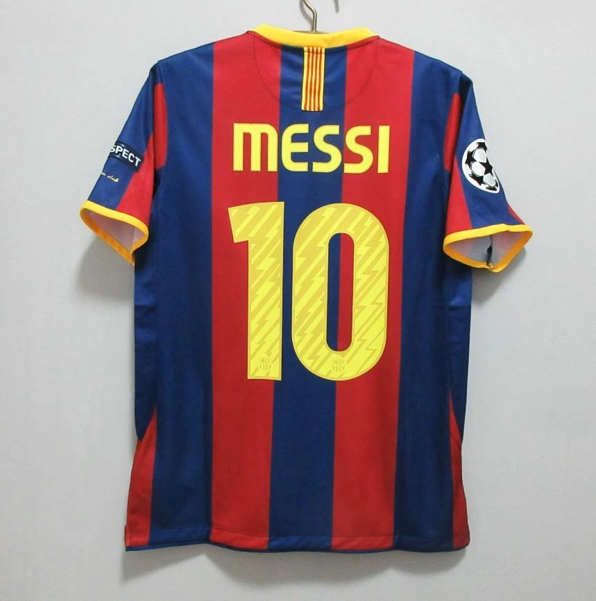 MAGLIA CALCIO RETRO BARCELLONA HOME 2010 11 10 MESSI BARCA LEO