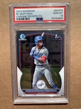 2023 Bowman #BCP55 Mairoshendrick Martinus Chrome Prospect PSA 10 GEM MT Low Pop