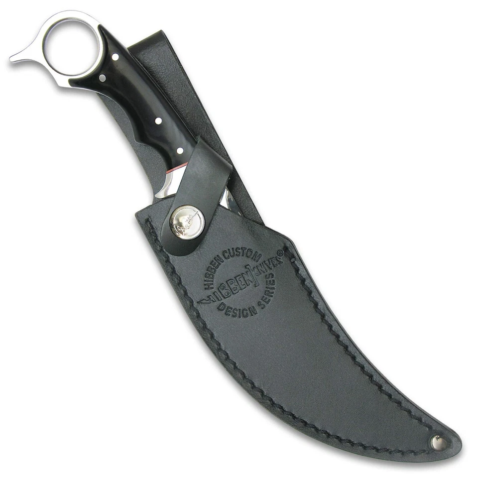 Cuchillo Karambit Hoja Fija Recurva Gil Hibben 12" con Funda Foto 3 de 4