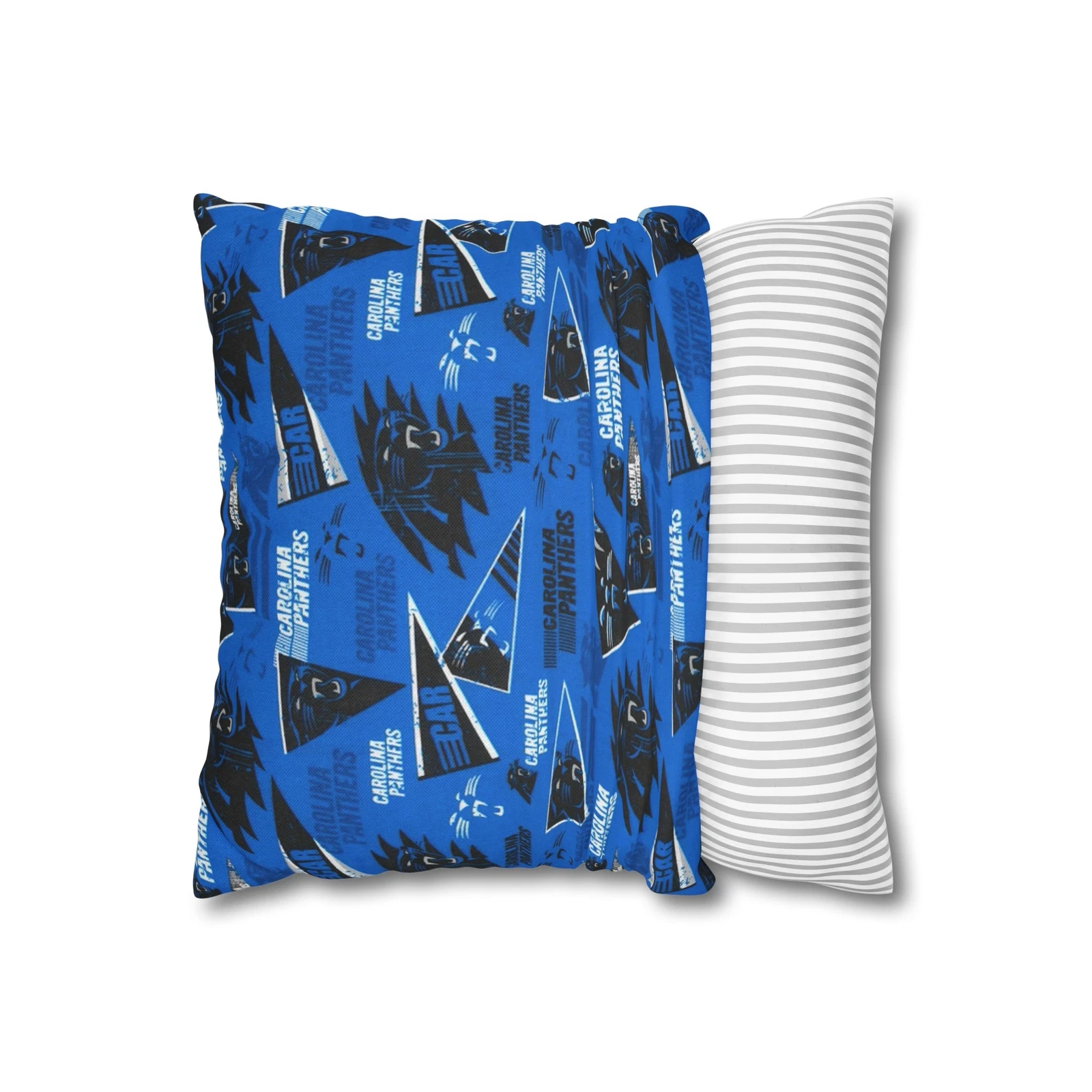 Carolina Panthers Square Throw Pillow Cover