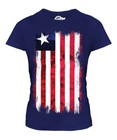 LIBERIA GRUNGE FLAG LADIES T-SHIRT TEE TOP LIBERIAN SHIRT FOOTBALL JERSEY GIFT