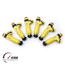 6 x 550cc Fuel injectors for TOYOTA 1FZ-FE LANDCRUISER FZJ78,79,105 LEXUS
