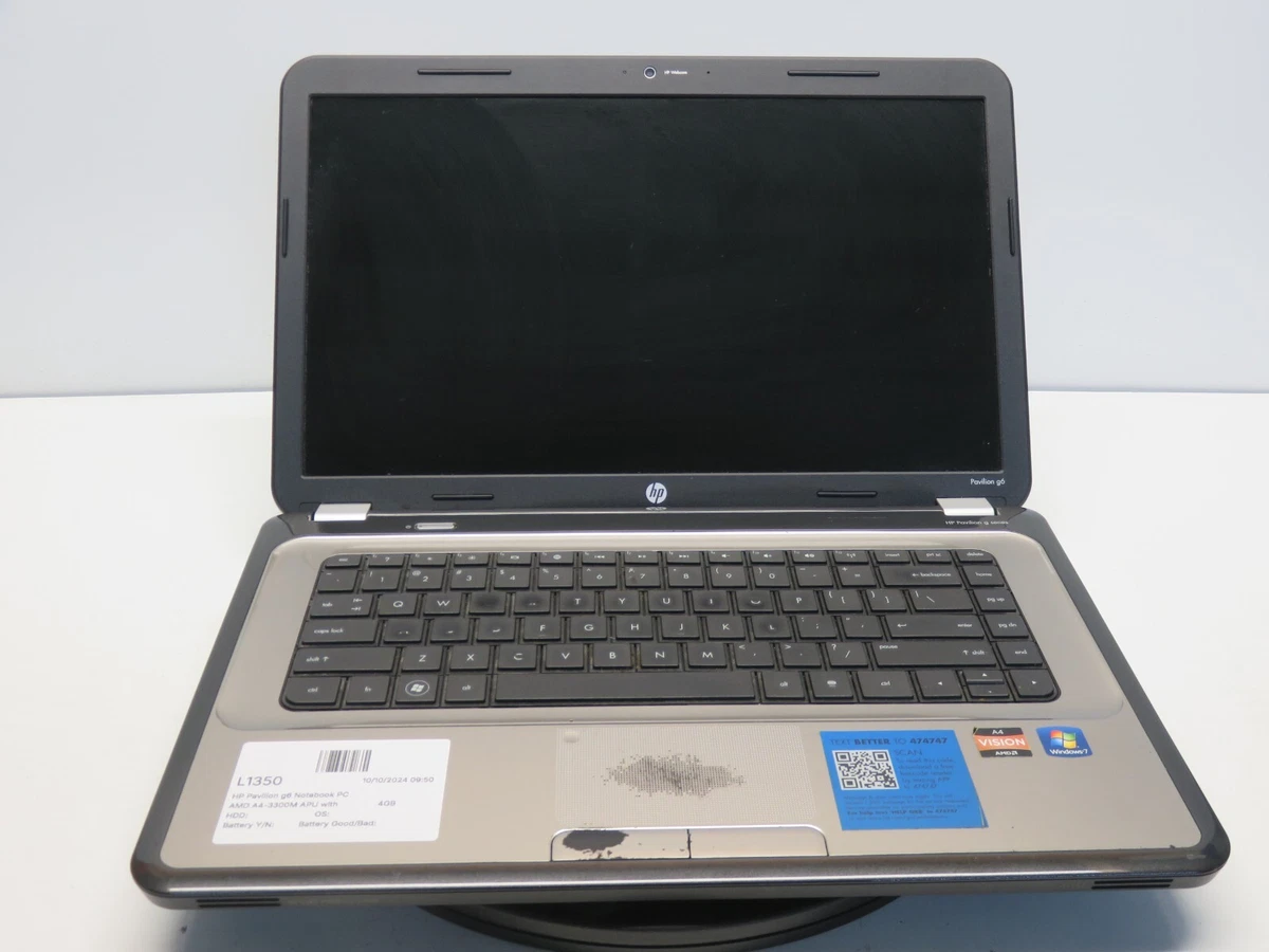 HP AMD A4 Quad-Core 4 GB RAM PC 1.50-1.99 GHz Processor Speed