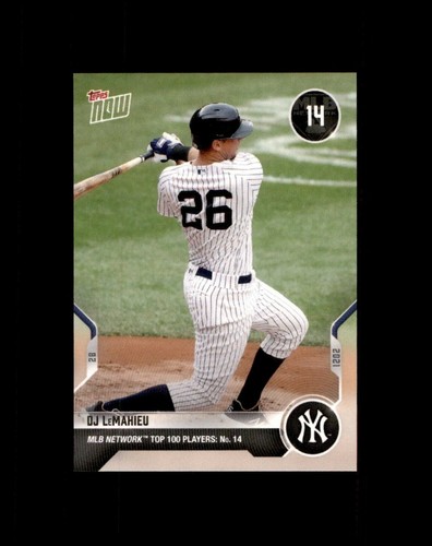 2021 Topps Now MN-14 DJ LeMahieu