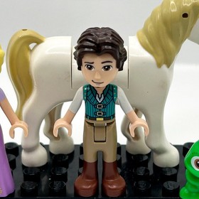 LEGO Disney 41054 Tangled Minifigure Lot Flynn Rider, Maximus, Pascal & Rapunzel