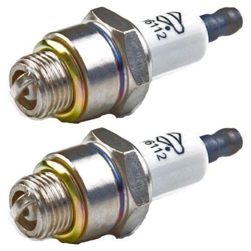 2 Pack Genuine Briggs & Stratton 796112 Spark Plug 796112S Champion J19LM RJ19LM