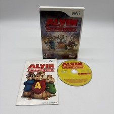🔥Alvin and the Chipmunks Nintendo Wii, 2007 Complete In Box Tested