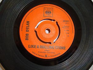 Bob Dylan - Like A Rolling Stone (7'', Single, 3-P)