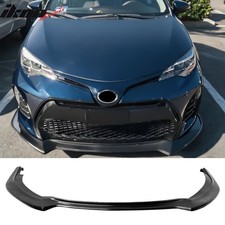 Fits 17-19 Toyota Corolla Se Xse Front Lip Air Dam Bumper Spoiler Pu Gt Style