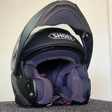 Shoei Neotec 2 Modular Flip-Up Helmet Matte Black Small -- Excellent Condition