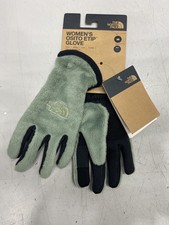 The North Face Womens Osito Etip Fleece Gloves Size XS Green Touchscreen