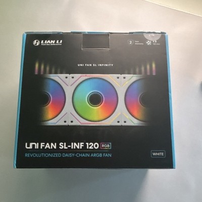 Lian Li UNI FAN SL-INF 120 RGB White Case Fan 3-Pack UF-SLIN120-3W