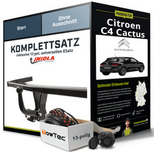 Anhängerkupplung starr für CITROEN C4 Cactus +E-Satz NEU