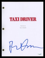 Paul Schrader "Taxi Driver" Writer AUTOGRAPH Signed Full Script Screenplay ACOA