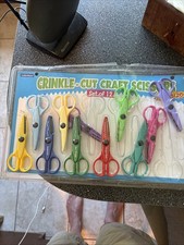 Crinkle cut craft scissors 11 open box