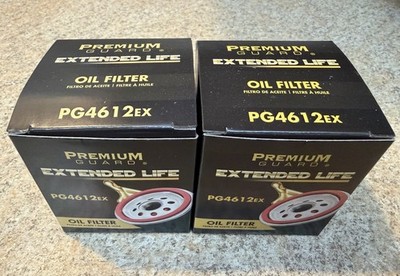 Premium Guard PG4612EX Is Extended Life Oil Filter (2 pack)