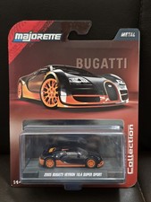 Majorette 2025 Collector Series 2005 Bugatti Veyron 16.4 Super Sport Black