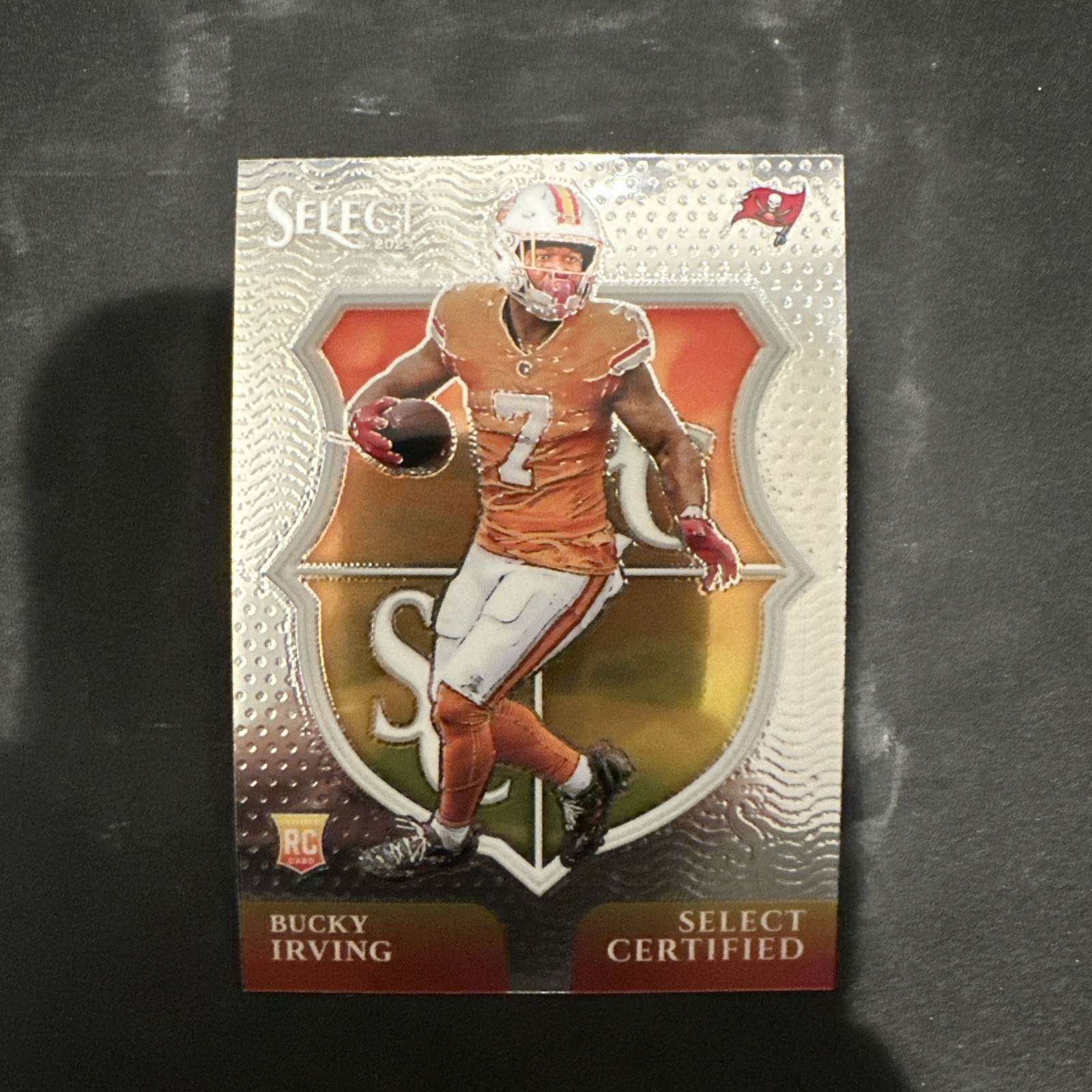 Bucky Irving 2024 Panini Select Certified Rookie #21 Tampa Bay Buccaneers