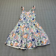 New Polo Ralph Lauren Kids Girls Sundress size 6 Floral Tiered Linen Blend