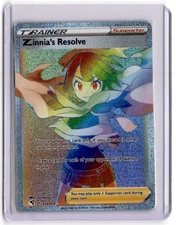 Pokemon Zinnia's Resolve (Secret) Secret Rare SWSH07: Evolving Skies 225/203 NM