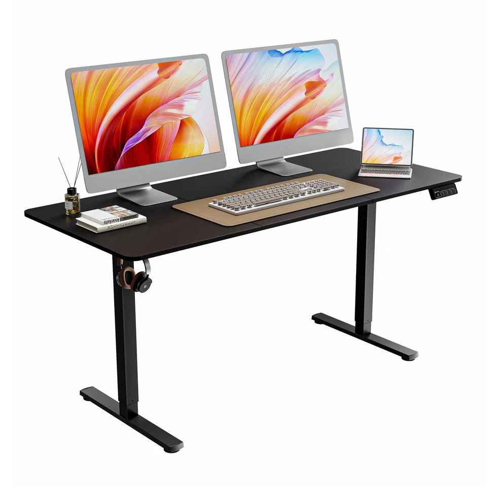 Ergomaker 160cm Electric Standing Desk Office Sit Stand Adjustable Computer Desk - image 2 of 4