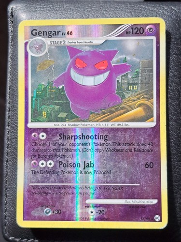 Gengar 17/99 Platinum Arceus Reverse Holo Pokemon